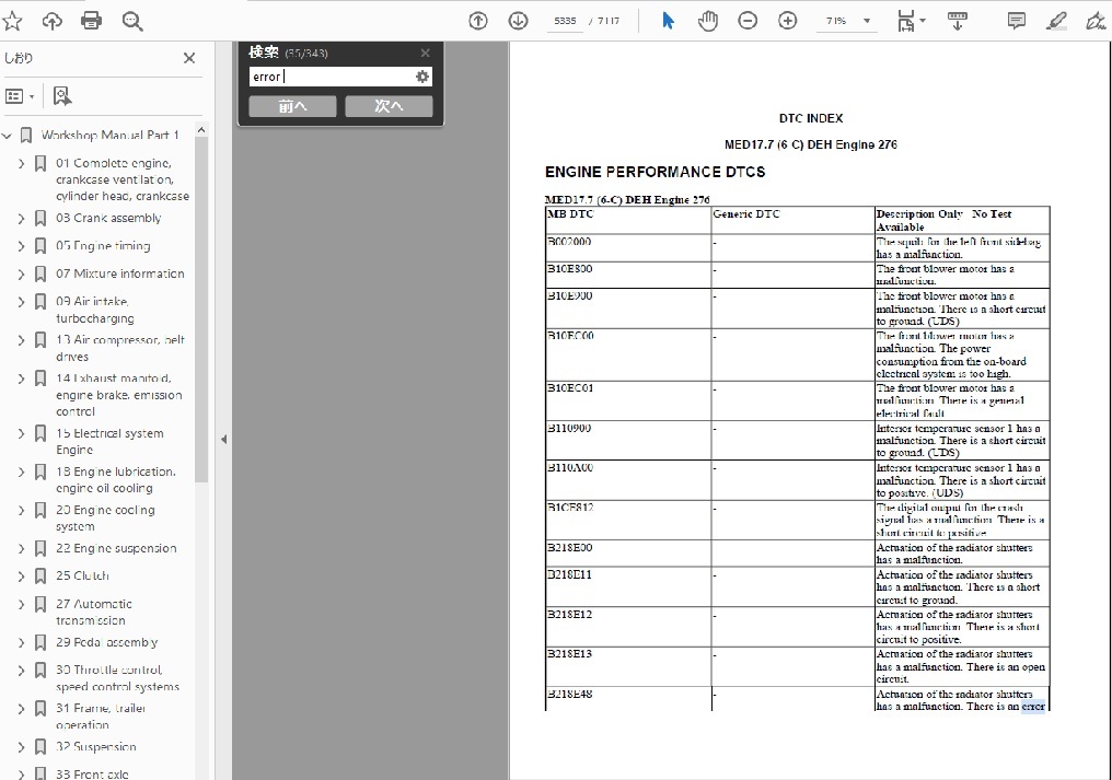 メルセデスベンツ Ｅクラス Eclass Ｗ212（2009-2016） 整備書 配線図＆サービスリペアマニュアルの画像9