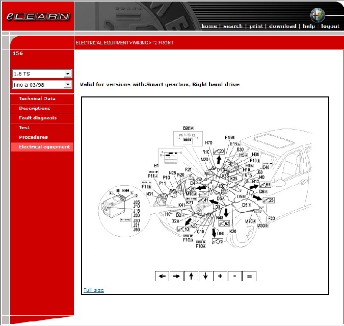ALFA アルファロメオ 156 ワークショップ 電子マニュアル 整備書 配線図 修理書 e-LEARN の画像2
