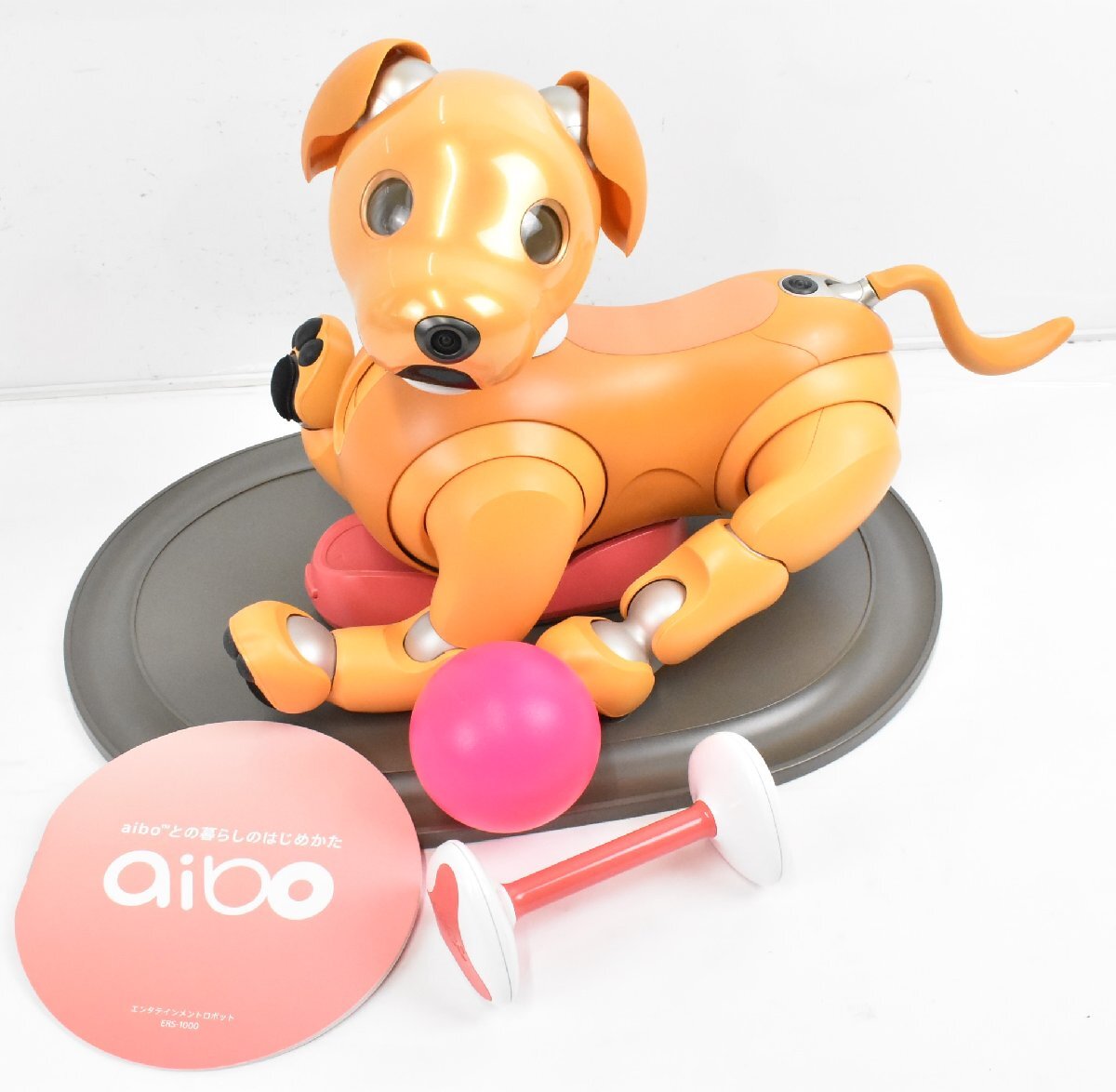 текущее состояние товар Sony Aibo ERS-1000 карамель выпуск ограниченная модель Aibo -n, мяч AIBO собака type робот 70J25281 byebye