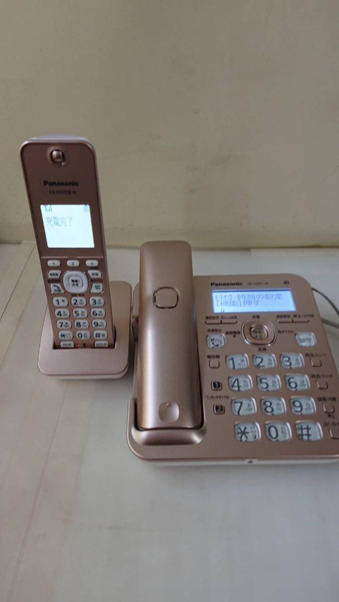  Panasonic Panasonic cordless telephone machine VE-GZ51-N pink gold KX-FKD353-N1 cordless handset 1 pcs KX-FKD558-N Sapporo 