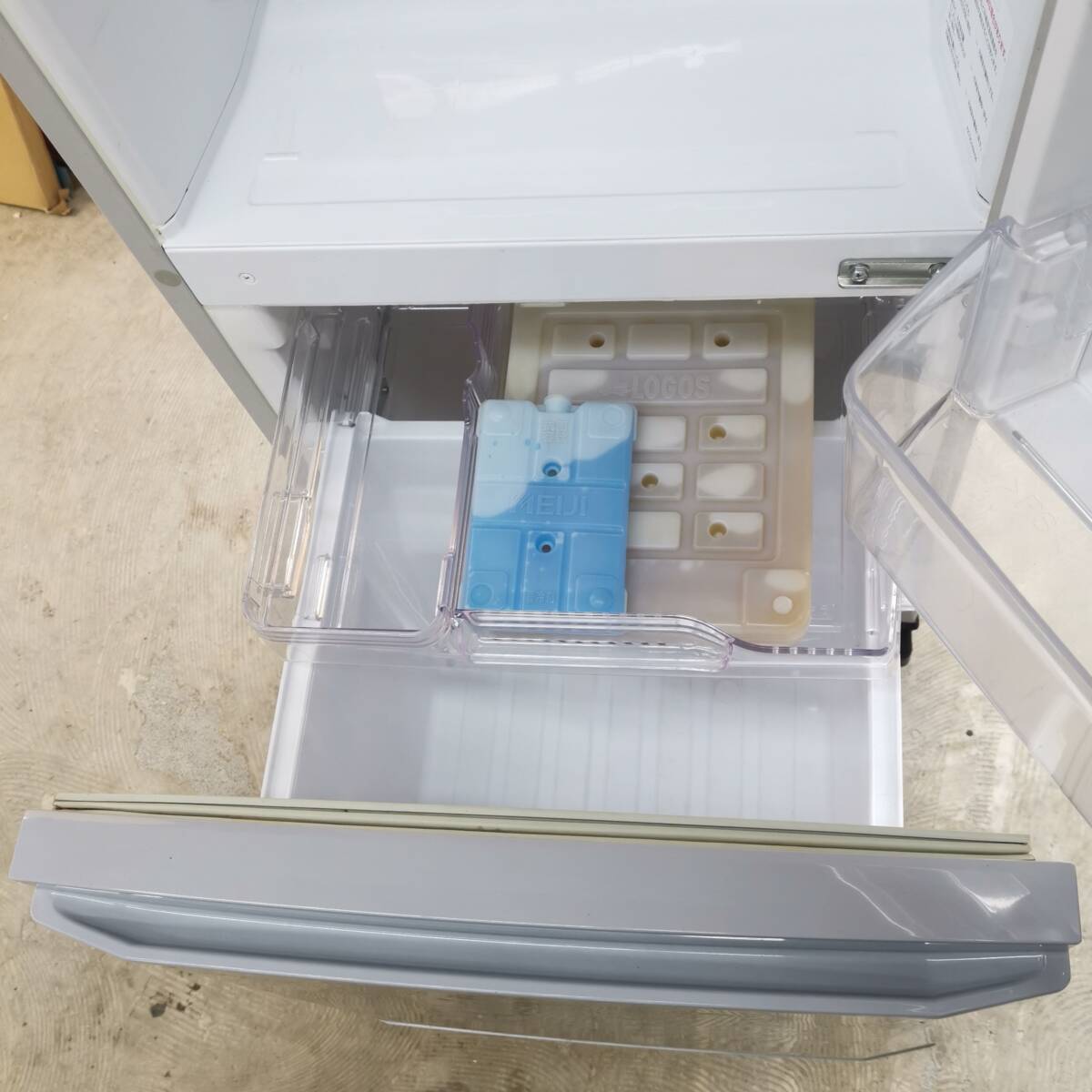 三菱 ノンフロン冷凍冷蔵庫 2ドア 冷蔵庫 MR-P15T-S 146L 2012年製 動作確認済み 単身 一人暮らし向け#12662