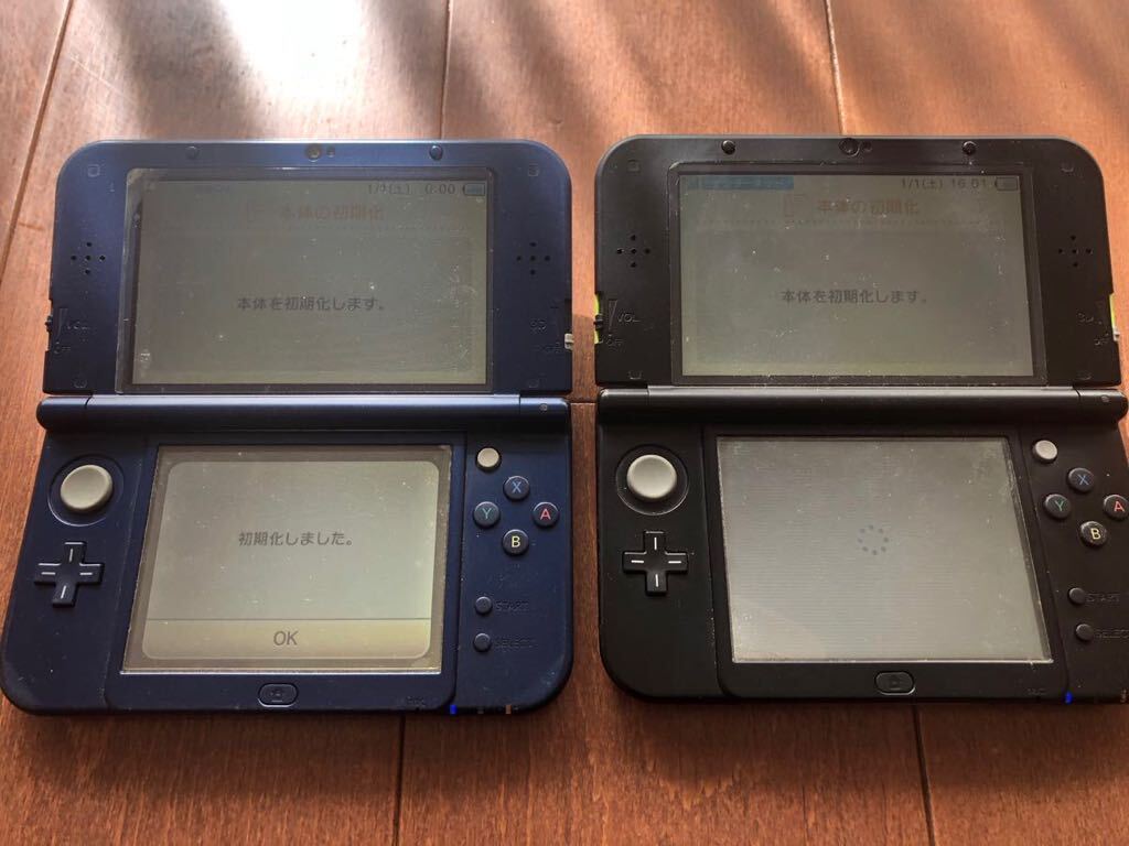 ★中古動作品Newニンテンドー3DS LL 2台セット箱あり_画像4