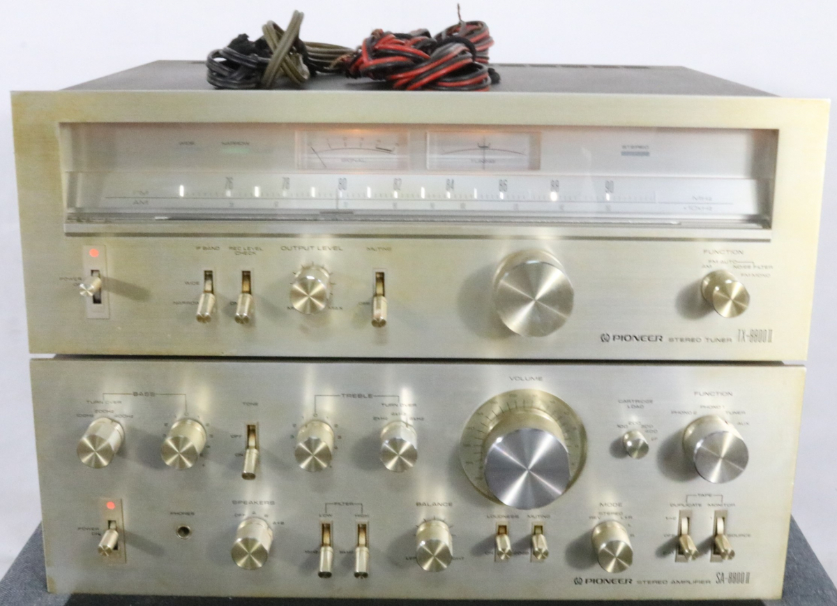 【ト滝】PIONEER パイオニア SA-8800II TX-8800II ステレオチューナー プリメインアンプ2台セット DS702DEW63の画像1
