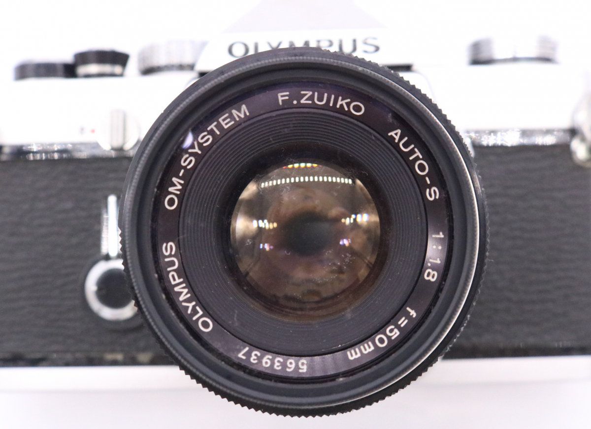 【ト滝】OLYMPUS オリンパス OM-1 一眼レフフィルムカメラ OM‐SYSTEM F.ZUIKO AUTO‐S 1:1.8 f=50mm ボディ レンズ DE982DEM88の画像2