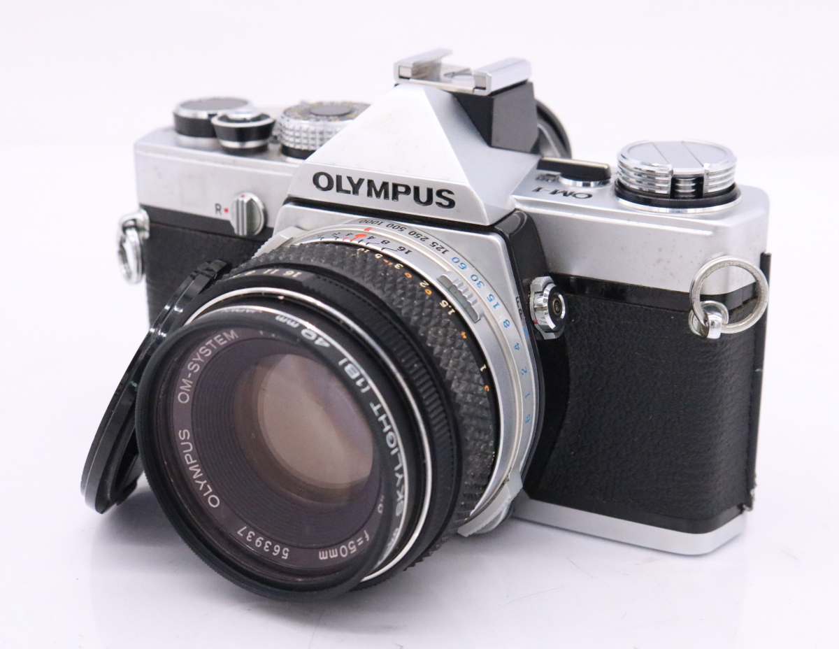 【ト滝】OLYMPUS オリンパス OM-1 一眼レフフィルムカメラ OM‐SYSTEM F.ZUIKO AUTO‐S 1:1.8 f=50mm ボディ レンズ DE982DEM88の画像1