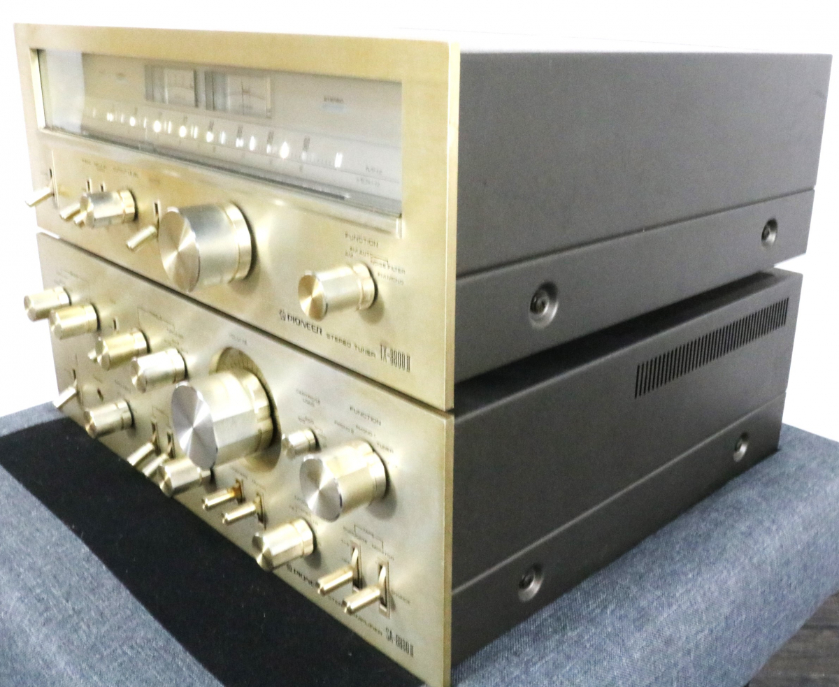 【ト滝】PIONEER パイオニア SA-8800II TX-8800II ステレオチューナー プリメインアンプ2台セット DS702DEW63の画像2