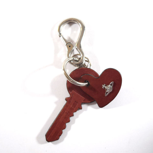 ■ Viviennal West Keyling Leathing Key Key Brown Charm (0990011523)