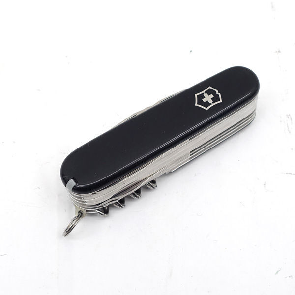 ★ VICTORINOX ビクトリノックス マルチツール ブラック チャンピオン 箱付き 中古 アウトドア (0220485261)の画像6