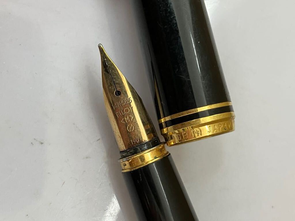 p040823 万年筆 ペン先 18k/14k/585 MONT BLANC PLATINUM PILOPT DELUXE_画像5