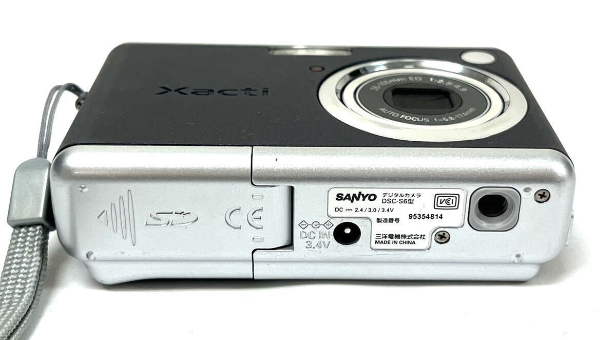 サンヨー SANYO デジタルカメラ コンパクトカメラ DSC-S6 デジカメ 0415①の画像9