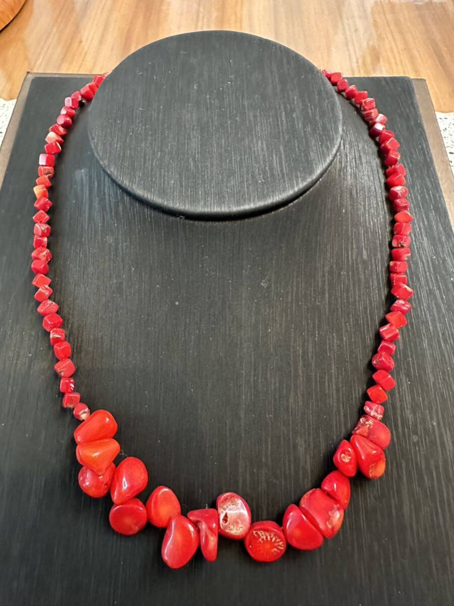 Coral necklace(コーラルネックレス、珊瑚) | Manoalino Coral necklace(コーラルネックレス、珊瑚) | Manoalino