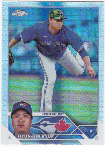 柳賢振 2023 Topps Chrome Update USC101 Refractor Prism_画像1