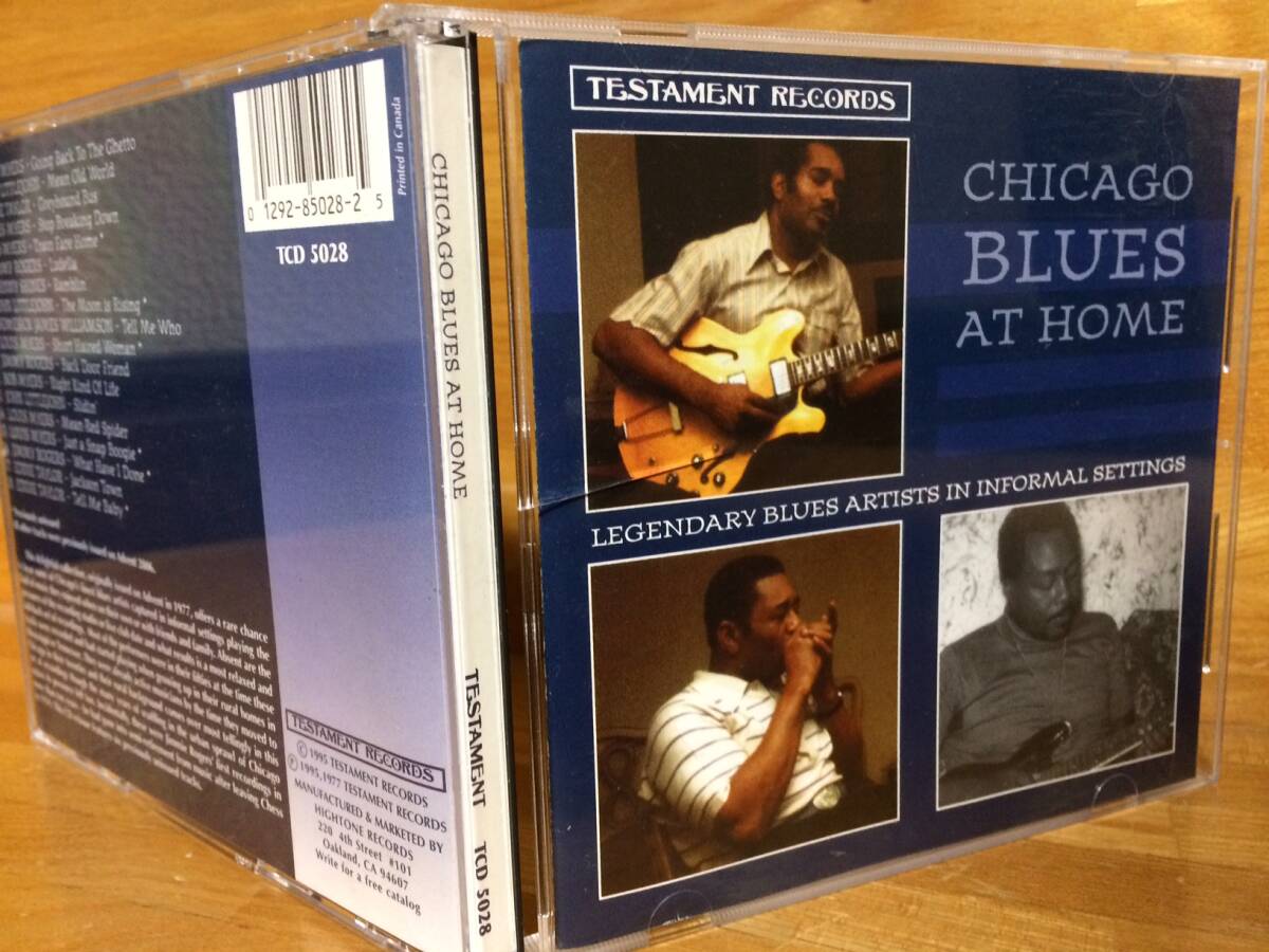 Various(エディ・テイラー、ルイス・マイヤーズ、ジョニー・シャインズ、ジミー・ロジャース) 「Chicago Blues At Home」CDの画像9