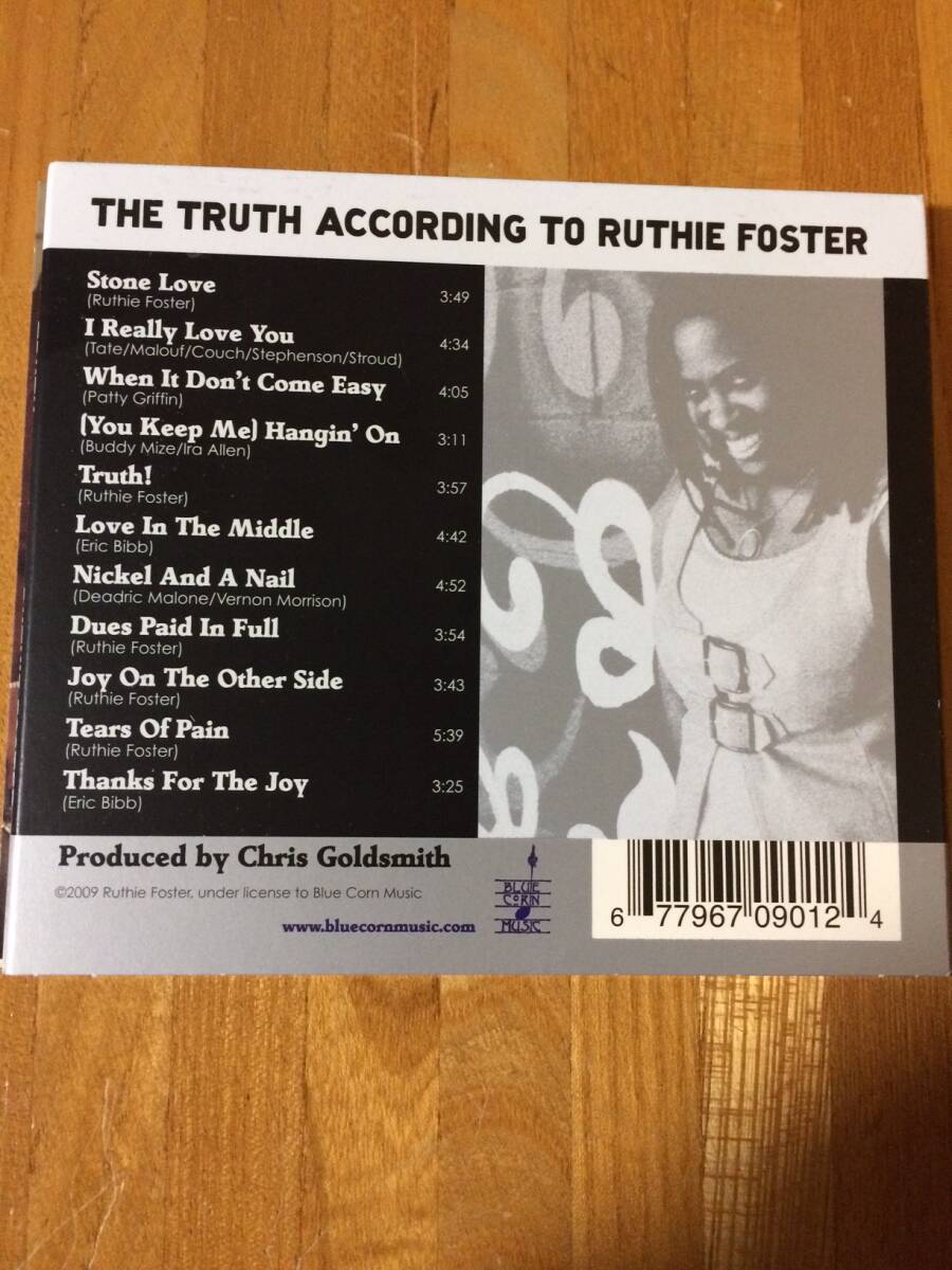 Ruthie Foster (ルーシー　フォスター)-「The Truth According To Ruthie Foster」　CD 紙ジャケ