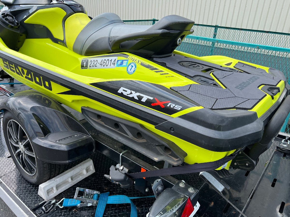 【美艇・直接引取・さいたま市西区】SEA-DOO ジェットスキー RXT-X 300 2019年新造 アワー20.5hrs / SOREX ZEROトレーラーセット JR HSの画像7