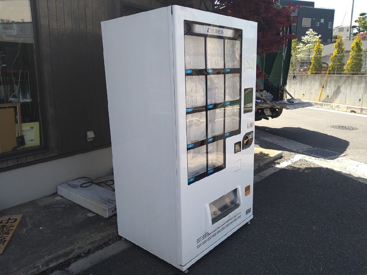 【直接引取限定・埼玉県さいたま市】サンデン 冷凍自動販売機 ど冷えもん FIV-JIA2110NB 2022年製② JR MMの画像2