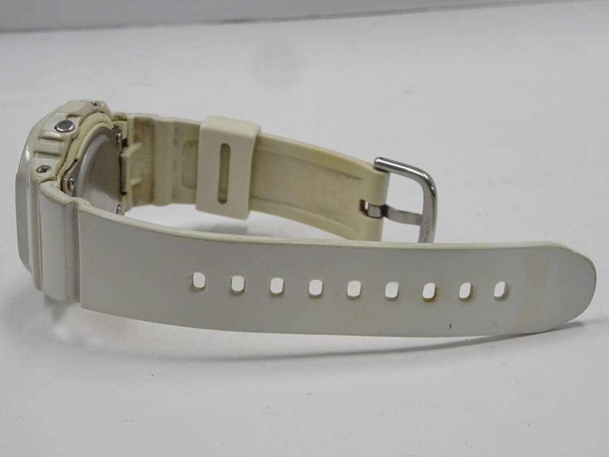 (つ-U-579)Baby-G ベビージー 腕時計 BGD-5000 デジタル タフソーラー ホワイト CASIO カシオ 動作品 中古の画像9