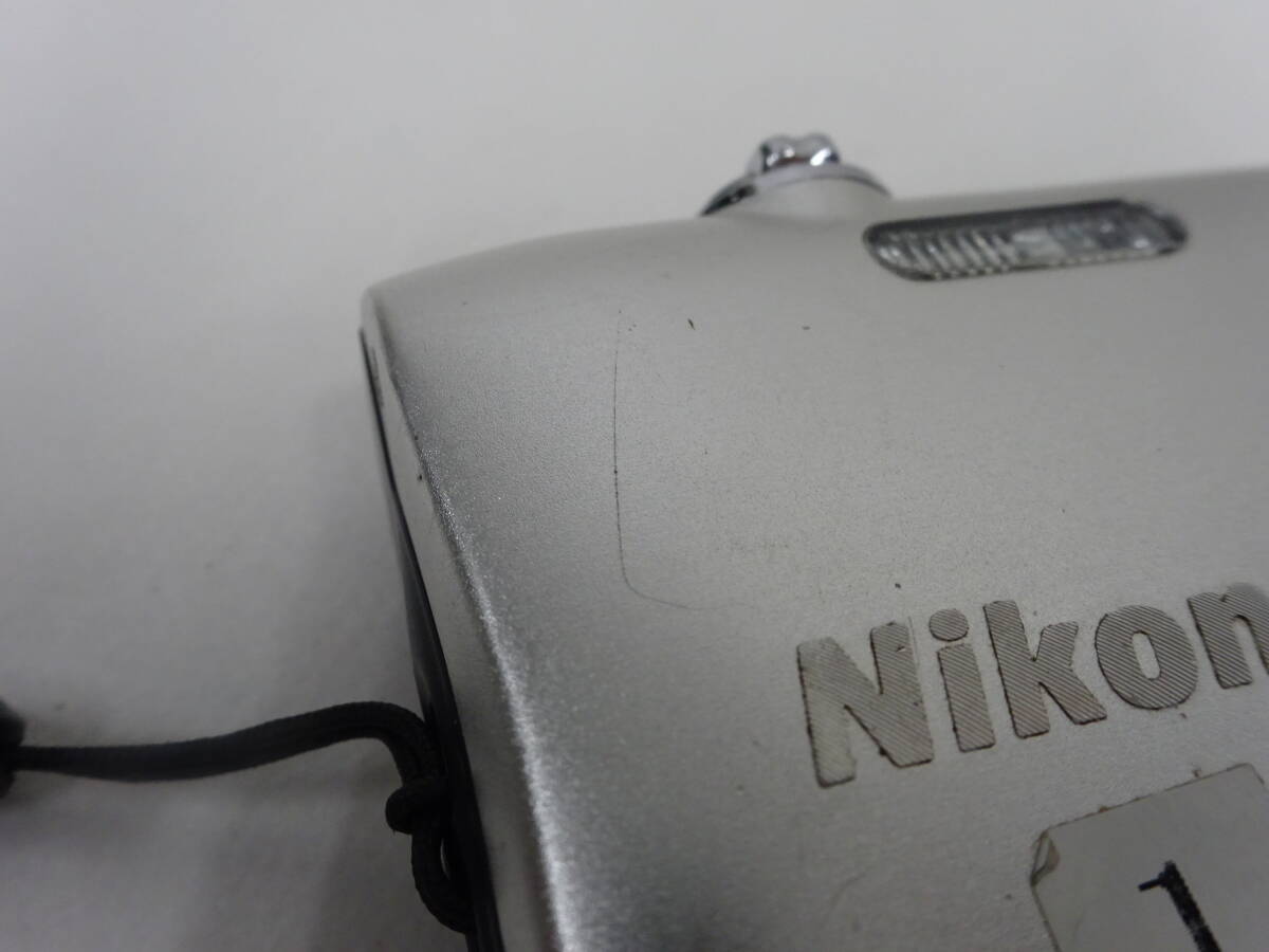 (つ-T-52) ニコン Nikon COOLPIX S2900 デジタルコンパクトカメラ シルバー デジカメ カメラ 動作確認済み 本体のみ 中古品_画像7