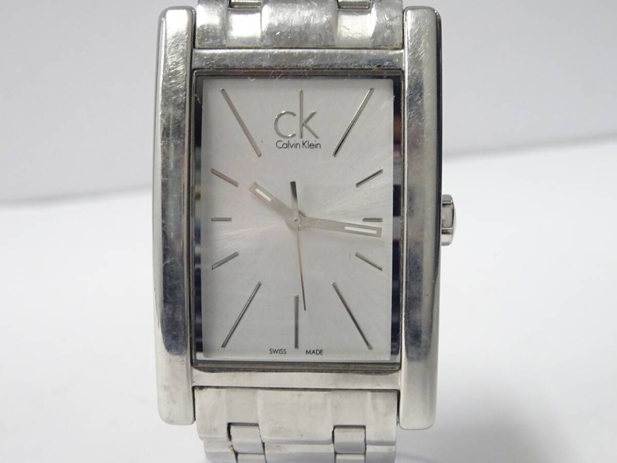 (つ-U-596)Calvin Klein カルバンクライン 腕時計 K4P 211 アナログ 動作品 中古_画像2