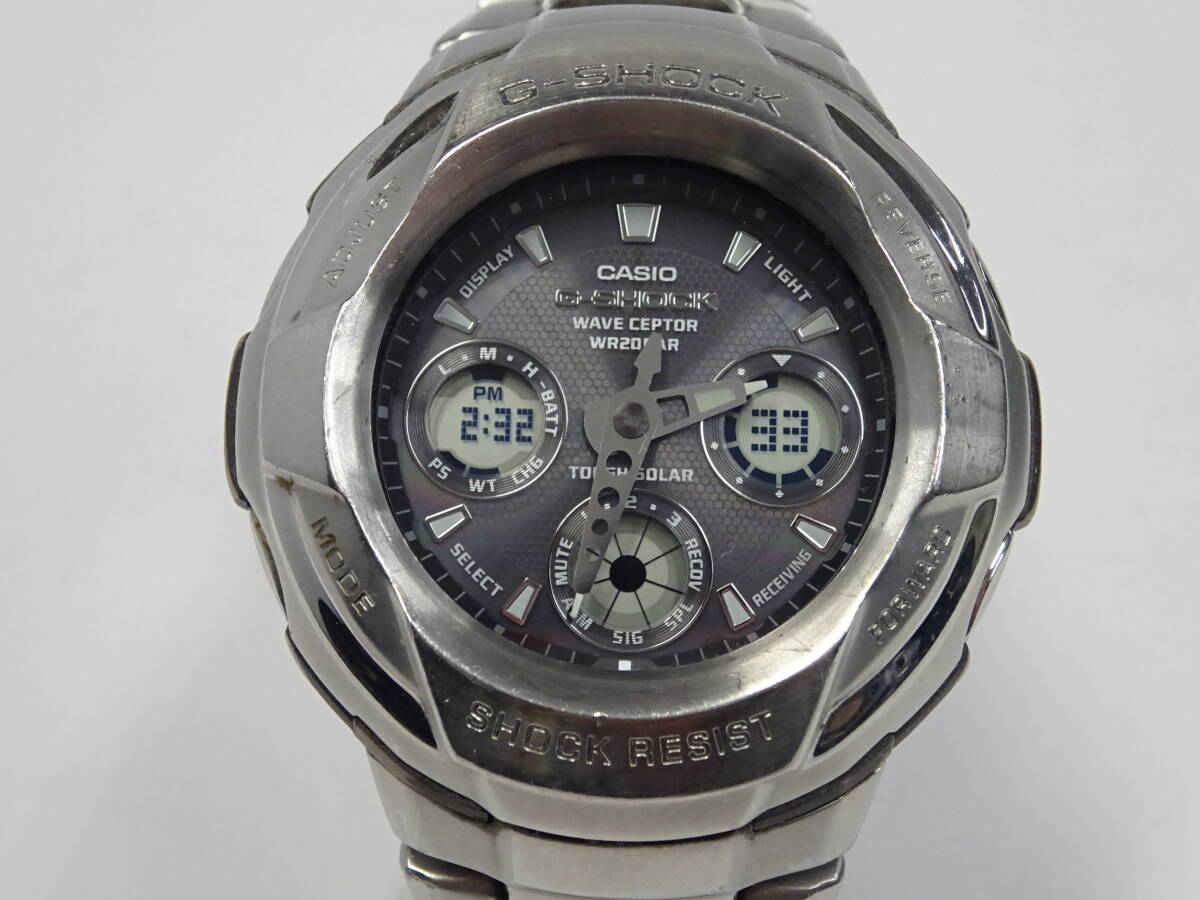 (つ-U-600)G-SHOCK ジーショック 腕時計 GW-1800DJ デジタル/アナログ タフソーラー CASIO カシオ 動作品 中古の画像2