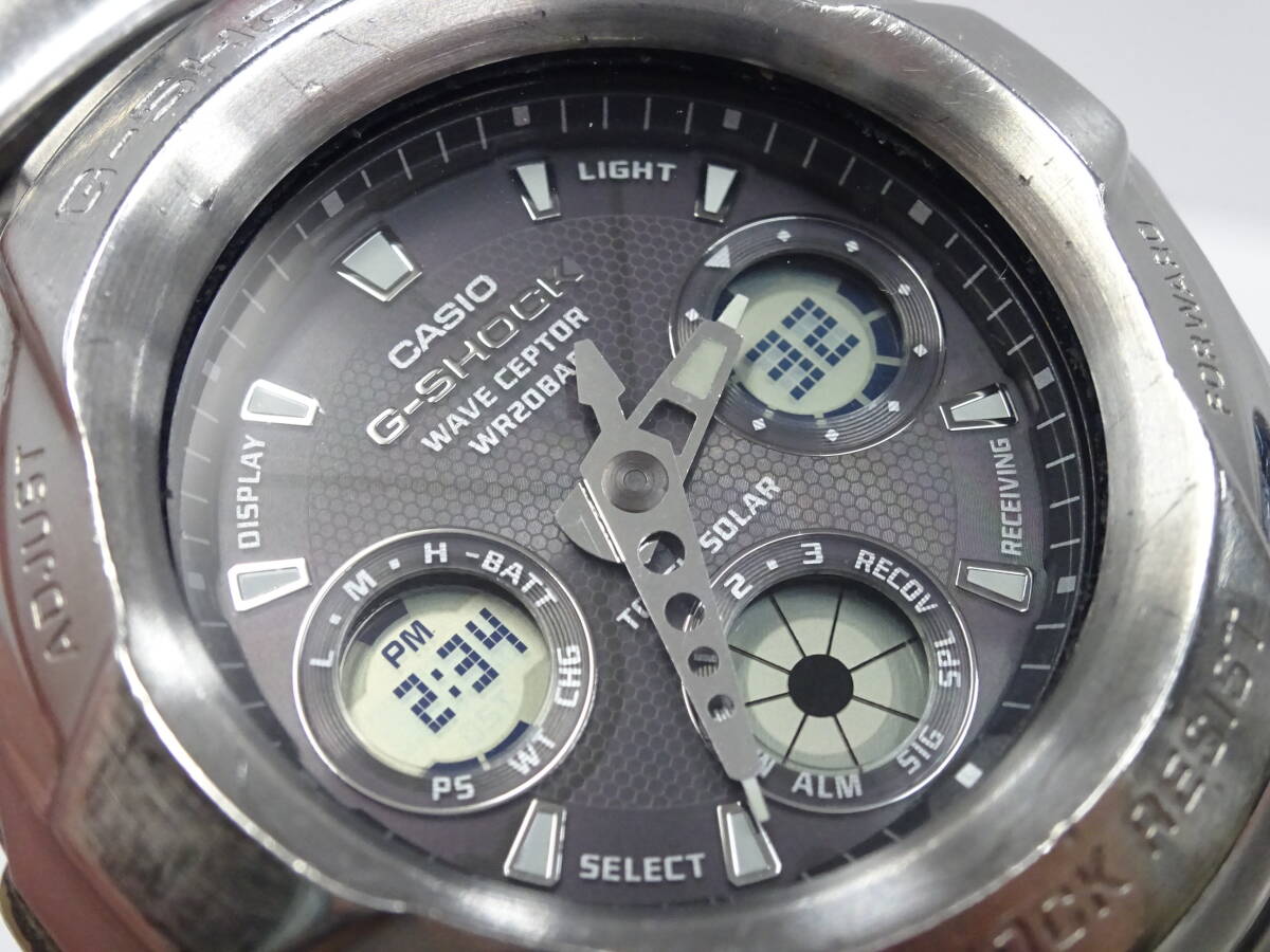 (つ-U-600)G-SHOCK ジーショック 腕時計 GW-1800DJ デジタル/アナログ タフソーラー CASIO カシオ 動作品 中古の画像7