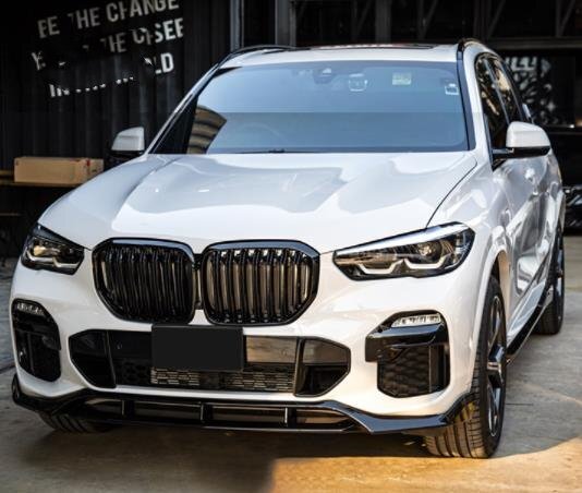 BMW X5 G05 2019- フロントリップスポイラー バンパーエアロ カナードスポイラーウイング 外装_画像5