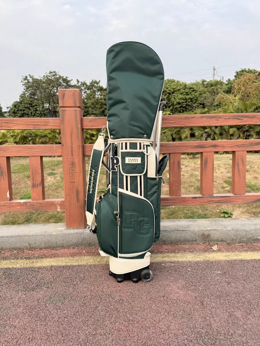 PG caddy bag with casters . Golf bag hood with cover Nico Chan 5 division man and woman use 