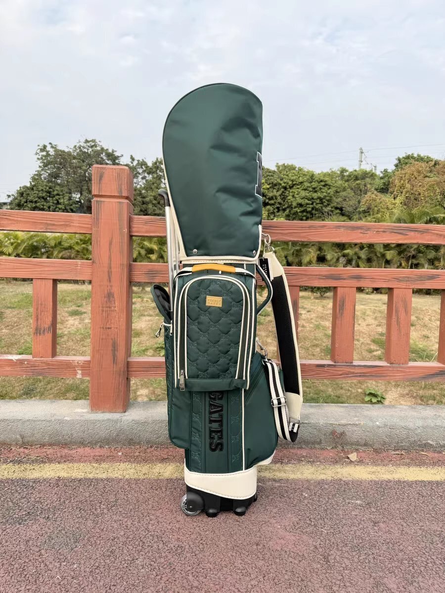 PG caddy bag with casters . Golf bag hood with cover Nico Chan 5 division man and woman use 