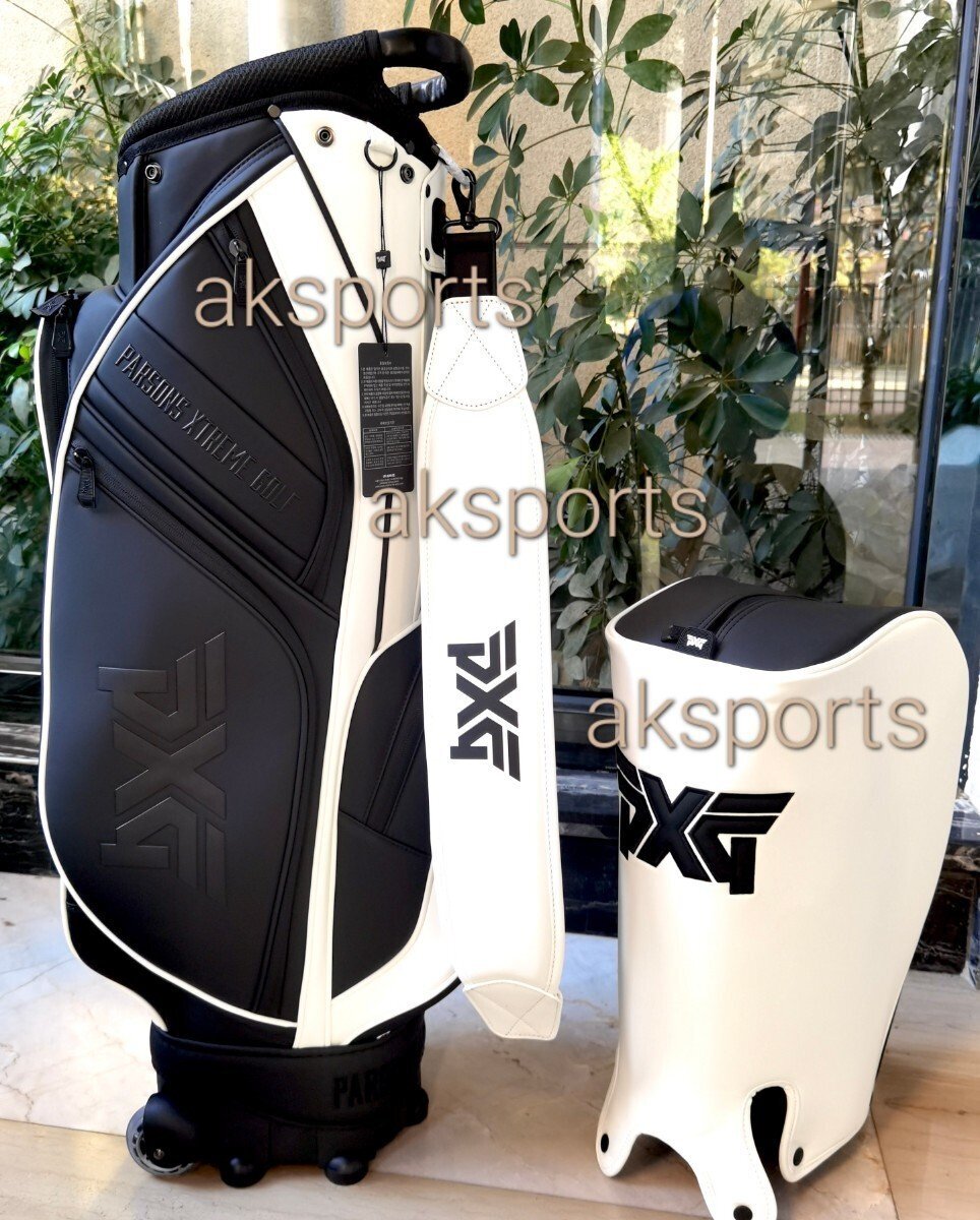 新入荷★PXGピーエックスジーキャディバッグ　white　ホワイト_画像1