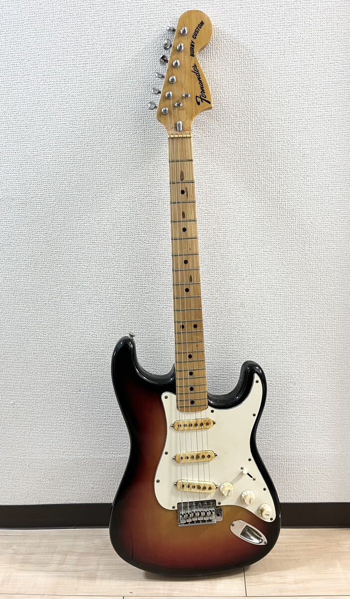 【希少品】FERNANDES フェルナンデス BURNY CUSTOM エレキギター バーニーカスタム 楽器 弦楽器の画像1