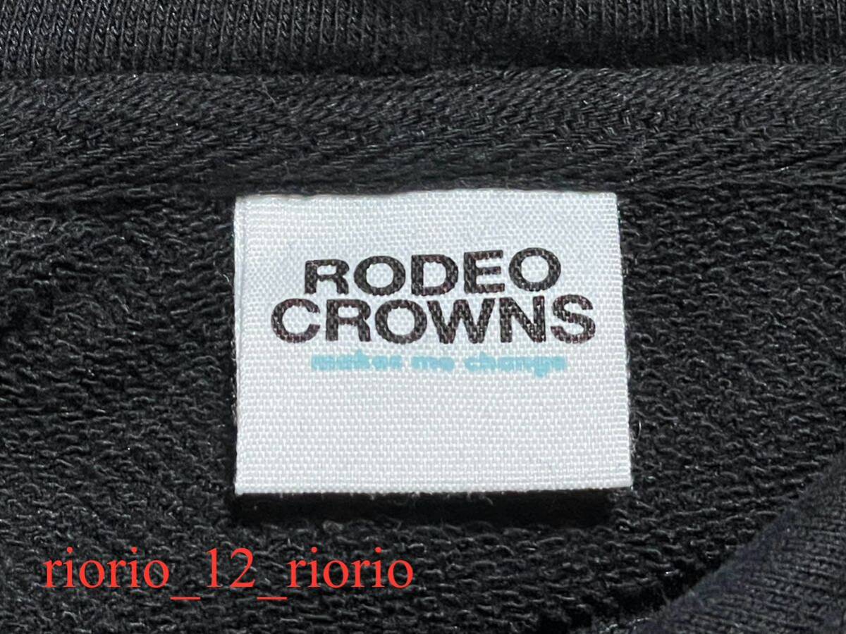 363 RODEO CROWNS ロディオクラウンズ フェイクレイヤードパーカー スウェットパーカー プルオーバー sizeFの画像8