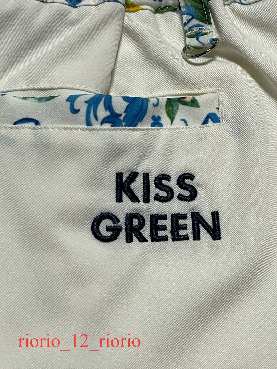 395 KISS ON THE GREEN キスオンザグリーン レモンダマスク柄スカート ゴルフウェア インナー付きスカート size2の画像4