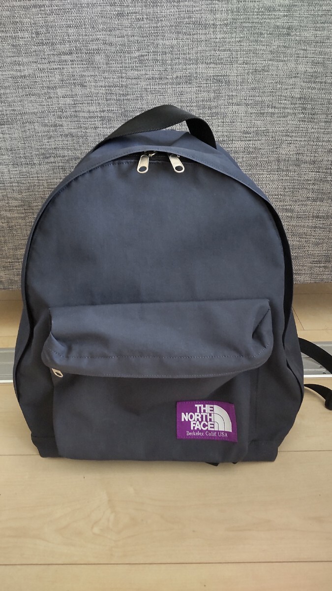 【美品】THE NORTH FACE PURPLE LABEL ノースフェイス パープルレーベル バックパック リュックサック 濃紺の画像1