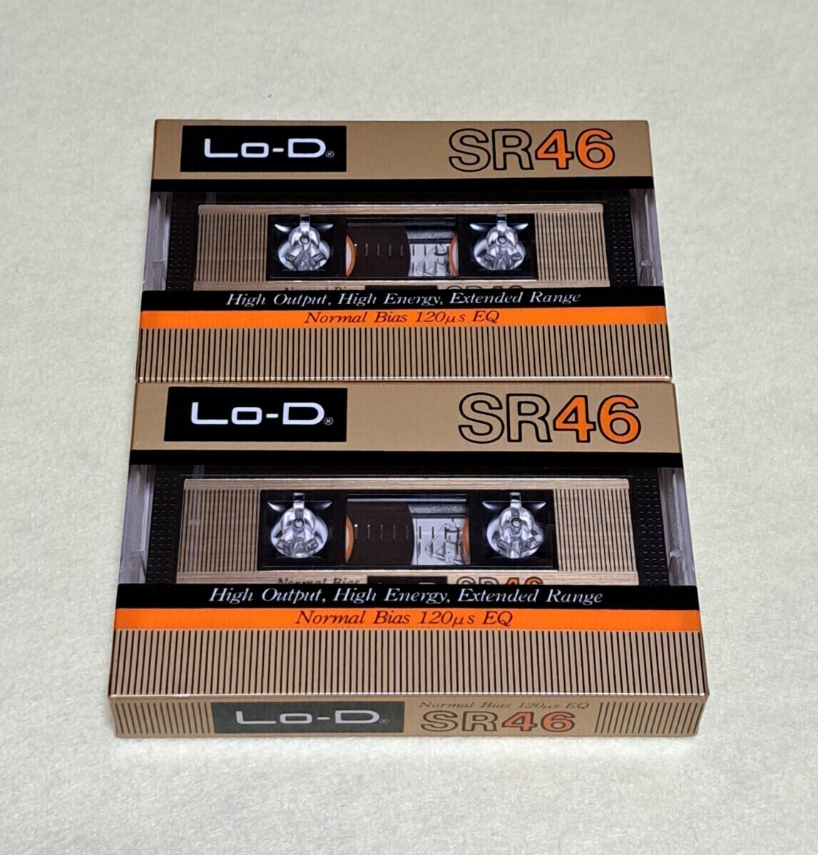 【未開封テープ同梱可】日立 Lo-D SR46 TYPE Ⅰ ノーマルカセットテープ 2本セット 未使用 動作未確認 現状品 ノーマルテープ ヴィンテージの画像1