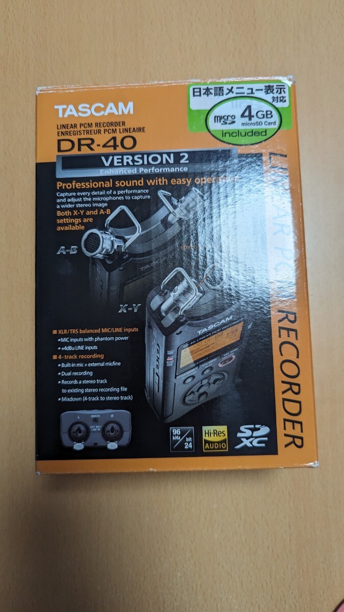 TASCAM リニアPCMレコーダー DR-40 Version 2 タスカム ICレコーダー_画像8