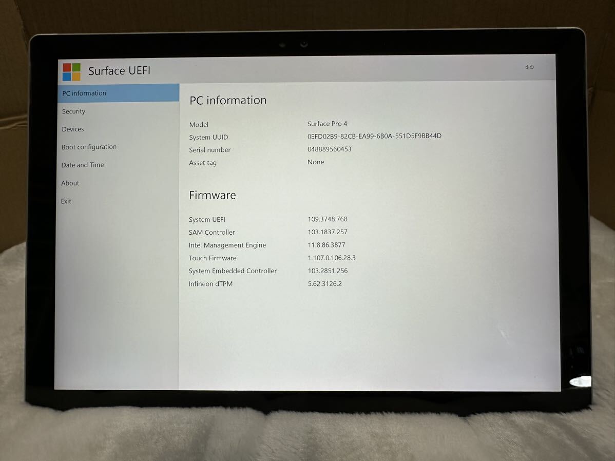 Microsoft Surface Pro 4 Model 1724 128GB Core i5_画像2