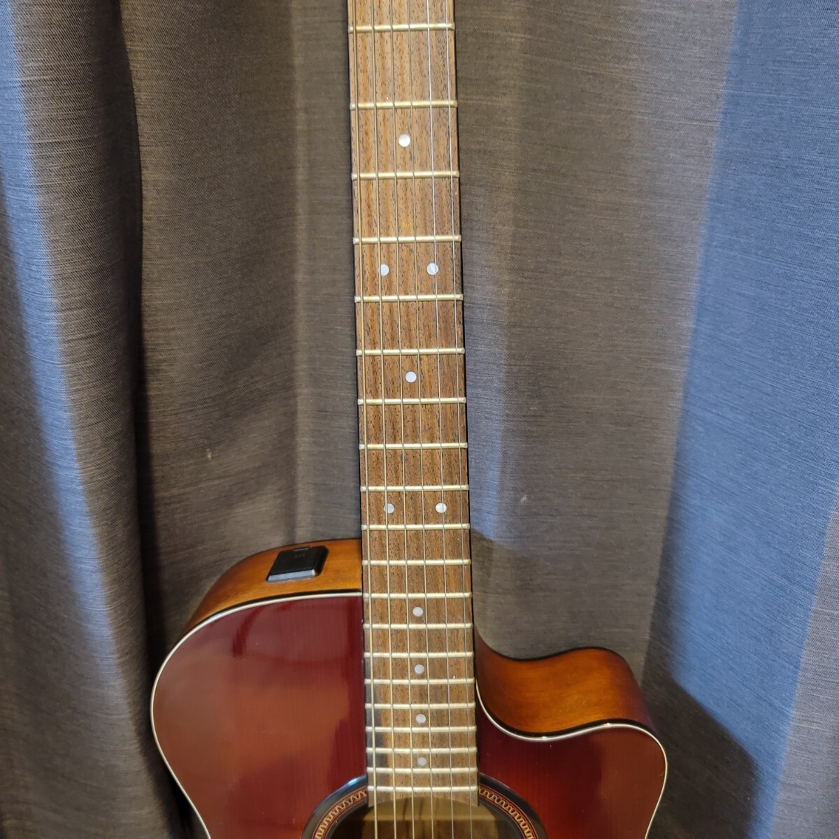 YAMAHA ヤマハ アコースティックギター APX-3 エレアコギター エレキギター 弦楽器 現状品 ギター用品と3点まとめての画像2