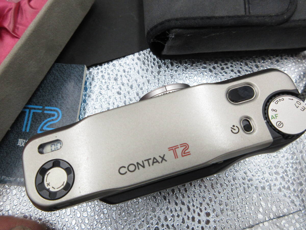 25160円 箱入り 極美品 CONTAX T2 Sonnar 2.8/38 DATA BACK付き 25160円 箱入り 極美品 CONTAX T2 Sonnar 2.8/38 DATA BACK付き