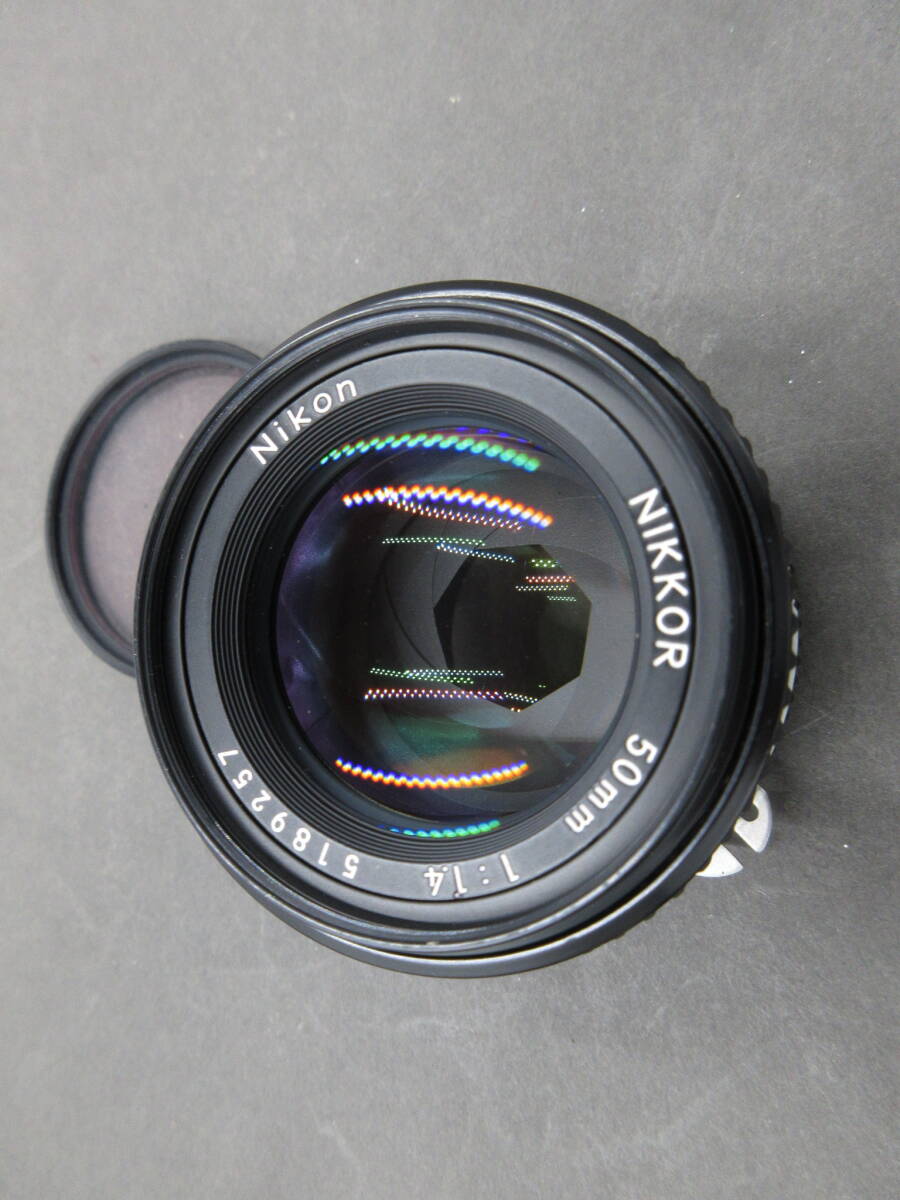 極美品 NIKKOR 50mm f1.4 Ai-S レンズの画像1