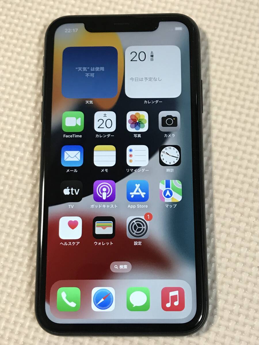 iPhone11 64G ブラックー SIMフリー 完済②バッテリー膨張_画像1