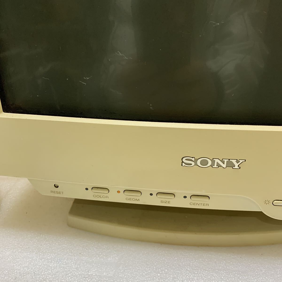 MK5898 SONY TRINITRON ソニー トリニトロン CPD-15SF7 カラーコンピュータ ディスプレイ ジャクン 20240405の画像4