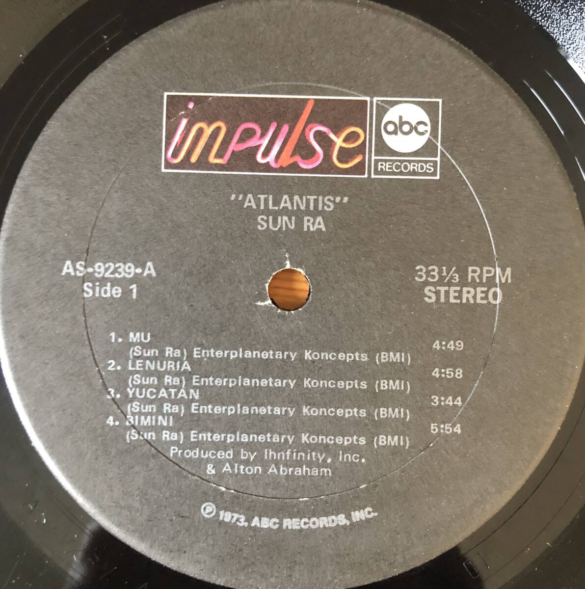 Sun Ra / Atlantis LP レコード us盤 AS-9239 Impulse!_画像4