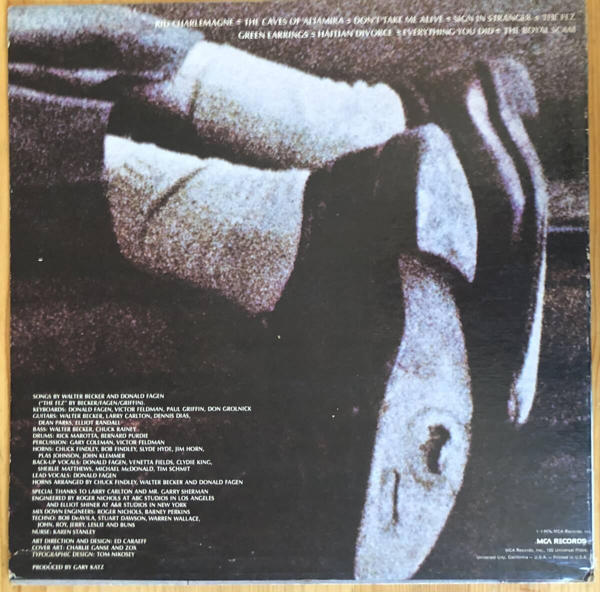 Steely Dan / The Royal Scam LP レコード MCA Records MCA 37044の画像2