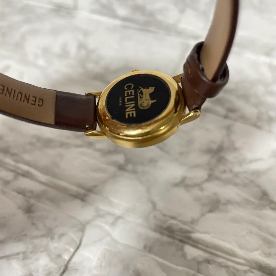 稼動品 CELINE セリーヌ 5Pダイヤ 馬車ロゴ 腕時計|Yahoo 稼動品 CELINE セリーヌ 5Pダイヤ 馬車ロゴ 腕時計|Yahoo