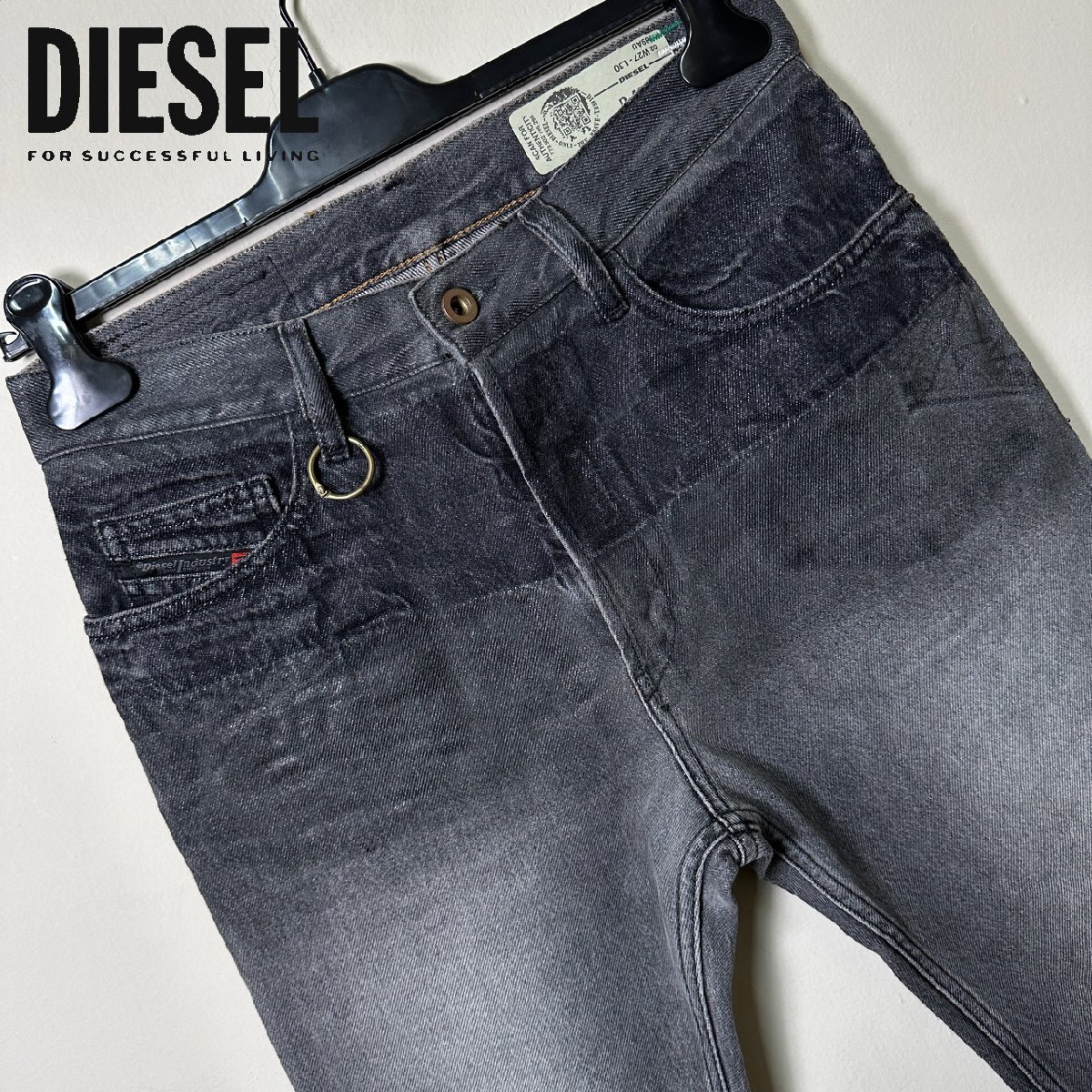 正規品/新品/未使用/W27■アウトレット品■定価58,300円■DIESELディーゼル メンズ テーパード デニム ジーンズ コーティング加工 S448_画像1