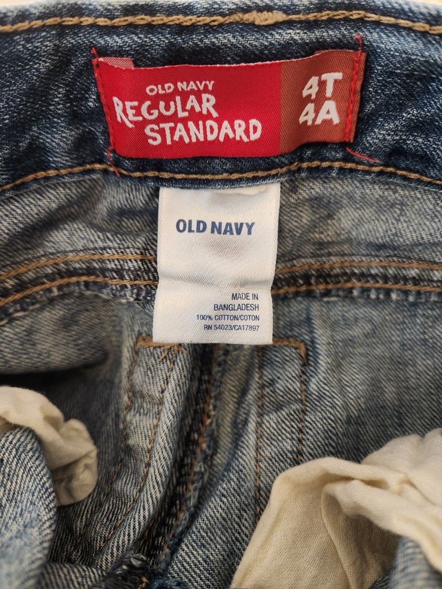 2枚まとめ売り OLDNAVY オールドネイビー キッズデニム  ジーンズ ジーパン 110cm カーキ  長ズボン  ボトムス