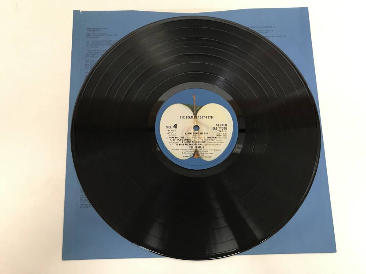 ☆LPレコード The Beatles 1967-1970 ザ・ビートルズ 青盤 2枚組_画像6