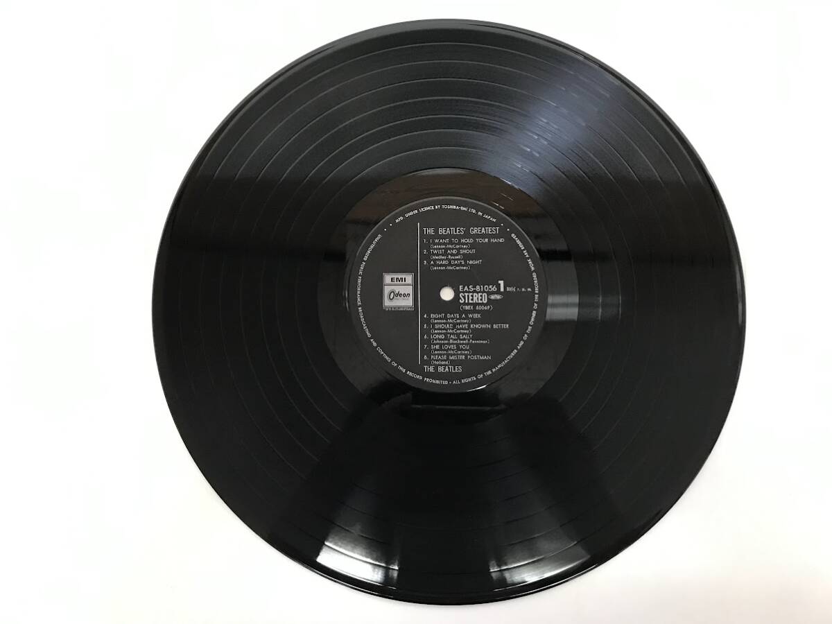 ☆LPレコード The Beatles Beatles' Greatest ザ・ビートルズ グレイテスト・ヒッツ 洋楽 ポップス ロック_画像3