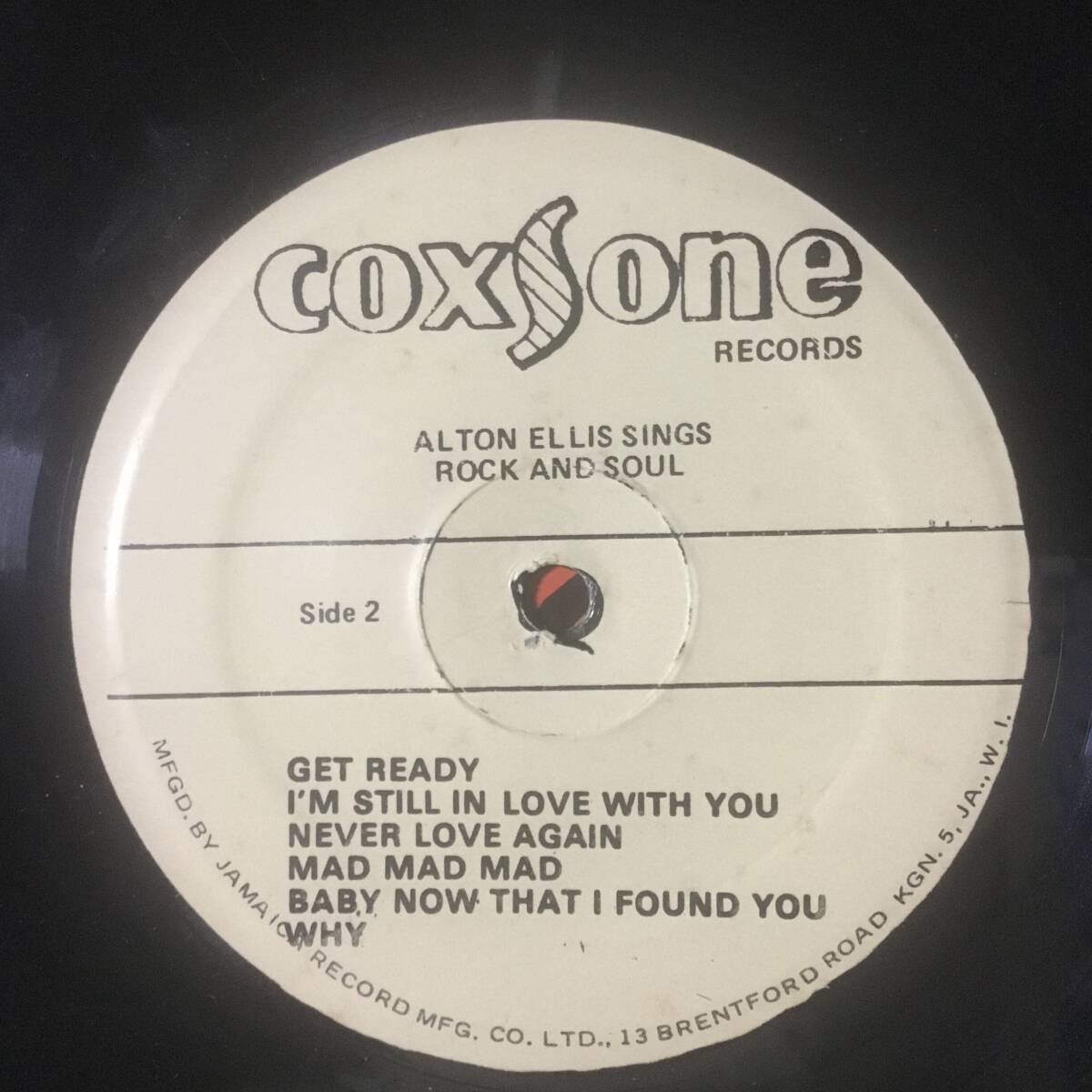 ALTON ELLIS Sings Rock Soul COXSONE オリジナルの画像4