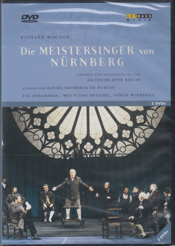 [2DVD/Arthaus]ワーグナー:楽劇「ニュルンベルクの名歌手」全曲/W.ブレンデル&V.v.ハーレム他&R.F.d.ブルゴス&ベルリン・ドイツ・オペラ管_画像1